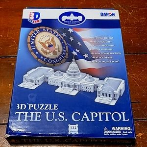 US Capitol 3D Puzzle 132 piece